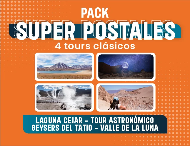 PACK SUPERPOSTALES 4 TOURS CLASICOS