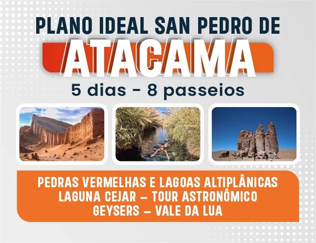 PLANO IDEAL  5 dias 8 TOURS en San Pedro de Atacama