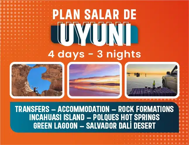 4 Days, 3 Nights Uyuni Salt Flats Tour (Departure from San Pedro de Atacama)